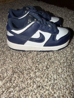 Nike Dunks Toddler midnight navy size 7c